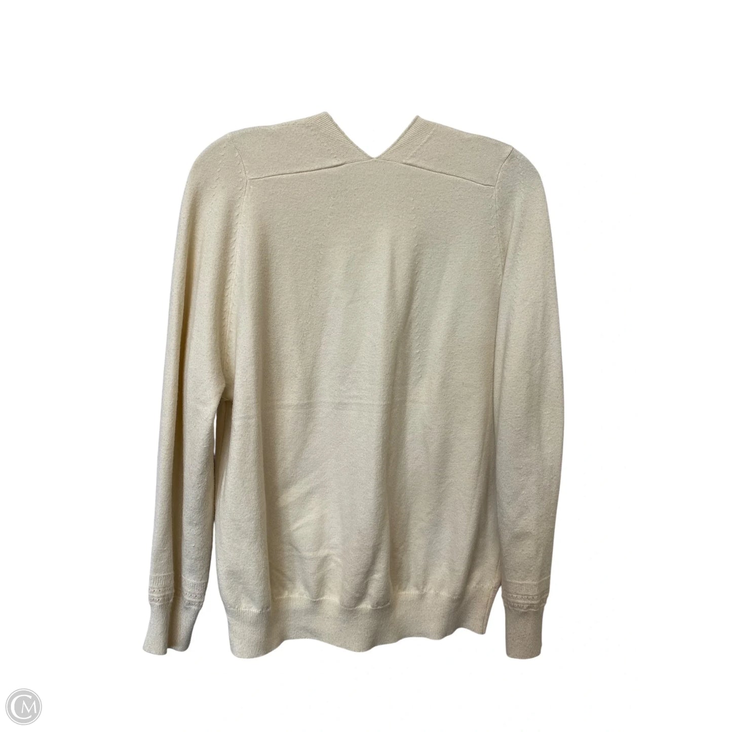 Cardigan By Clothes Mentor In Cream, Size: S