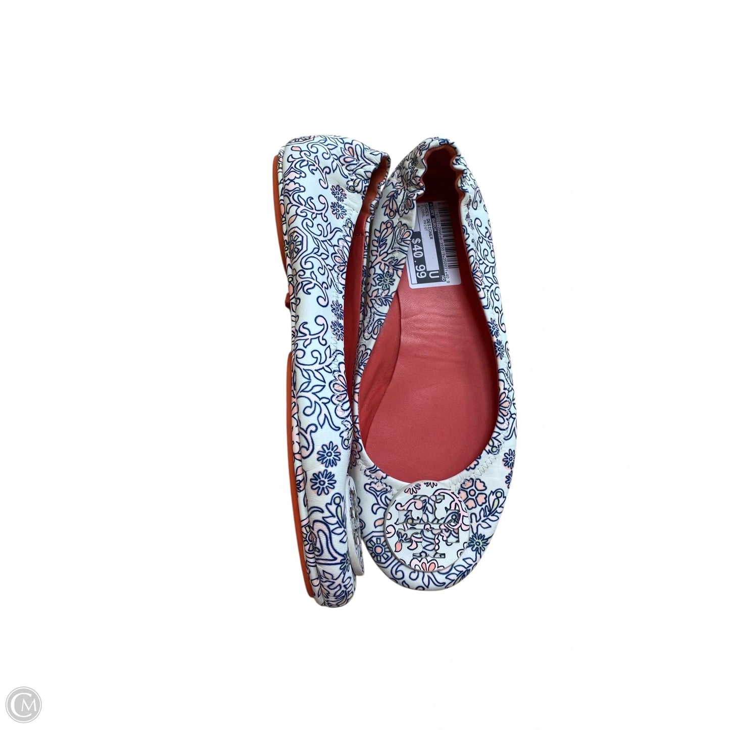 Shoes Designer By Tory Burch In Floral Print, Size: 8