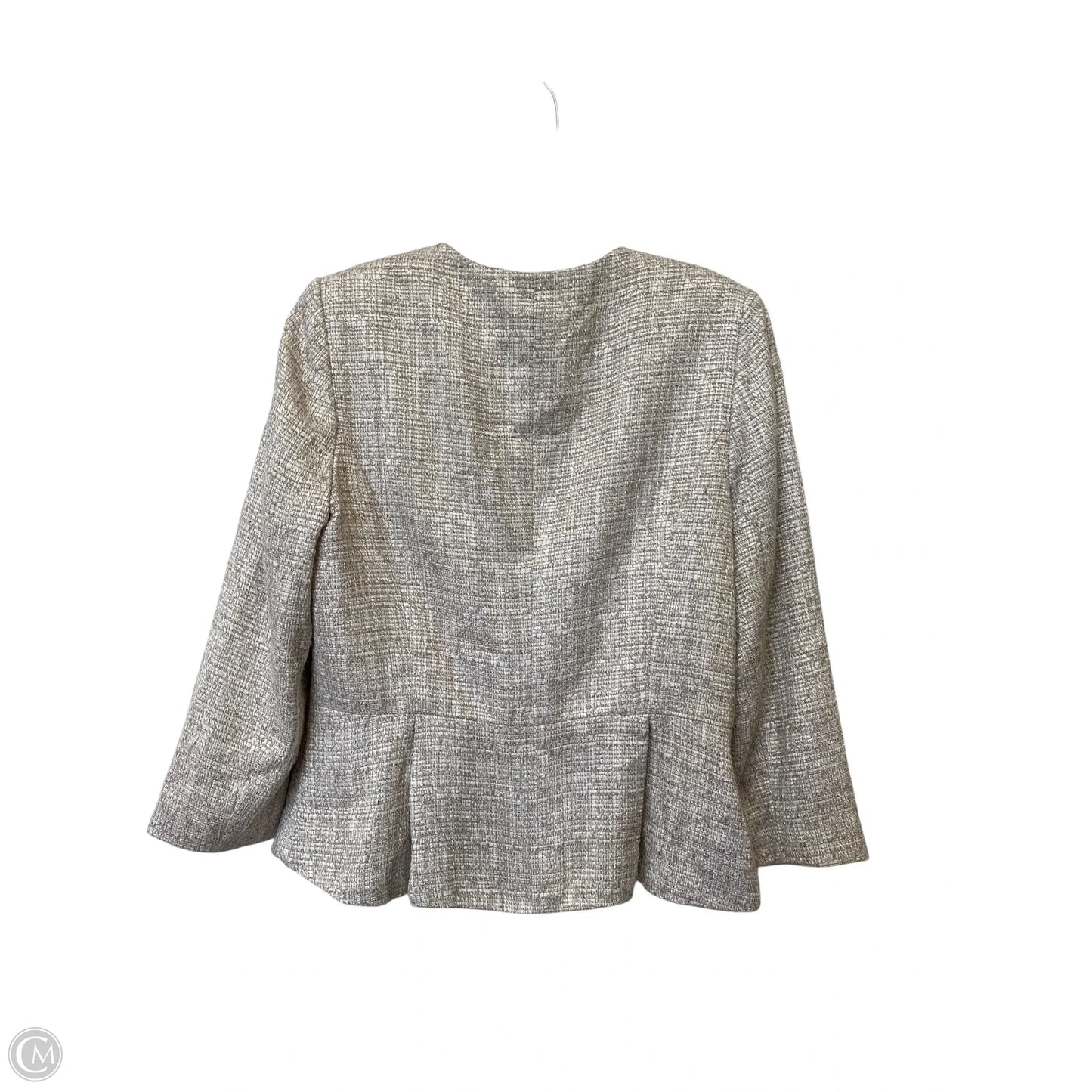 Blazer By Clothes Mentor In Grey, Size: M