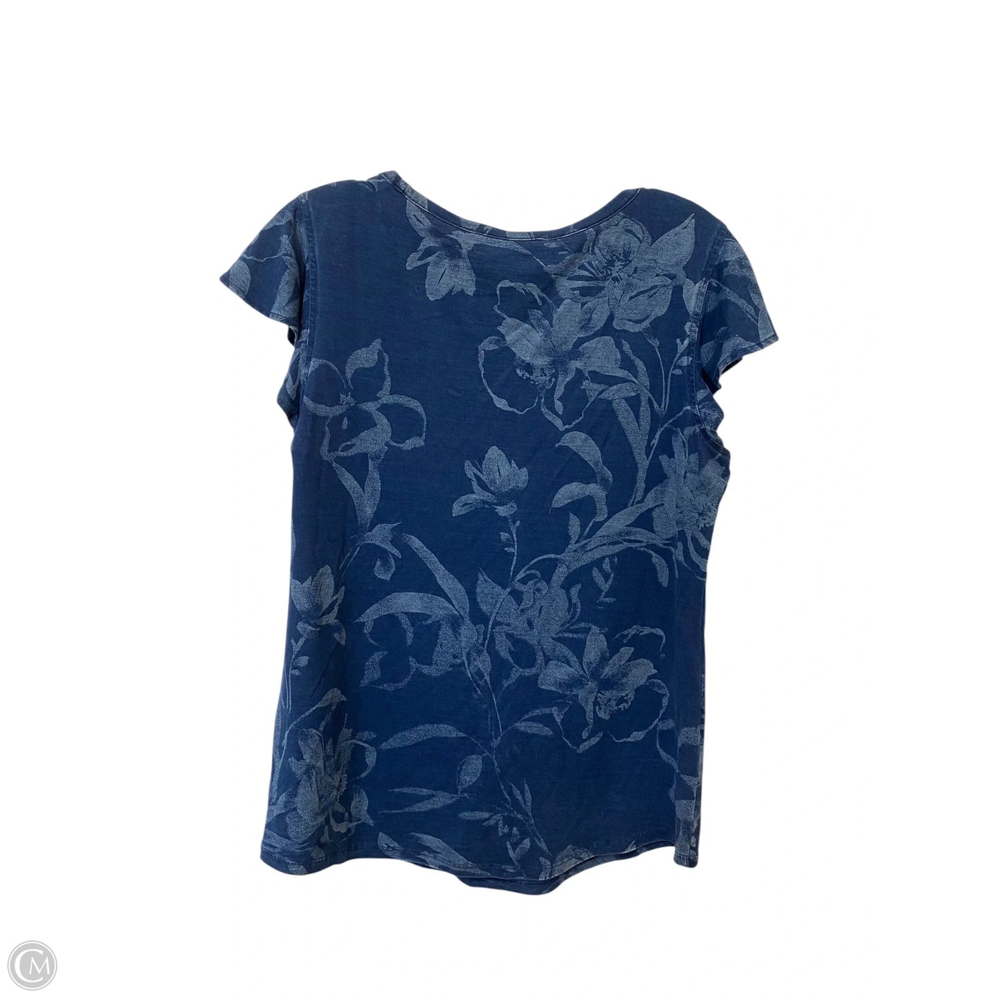 Top Short Sleeve By White House Black Market In Blue, Size: S