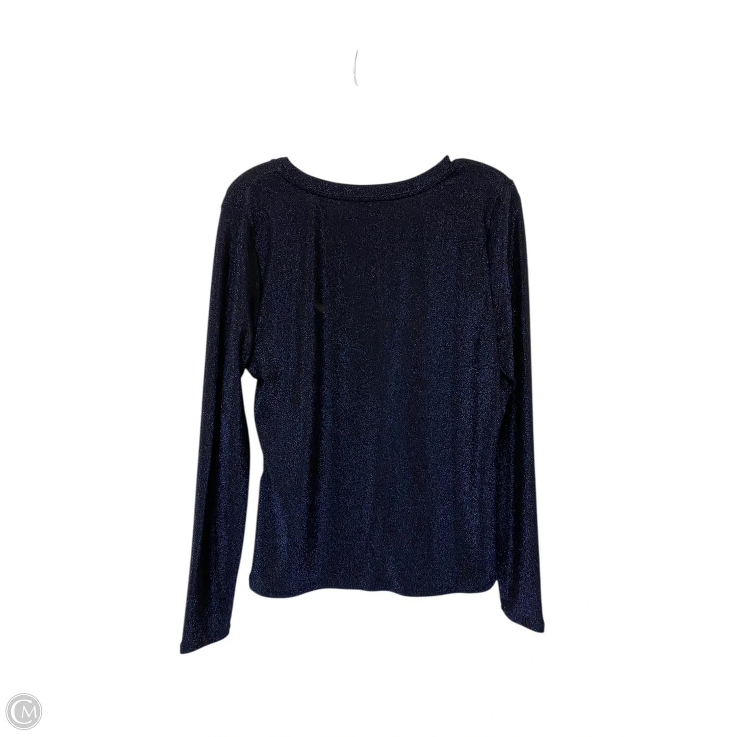Top Long Sleeve By White House Black Market In Blue, Size: L