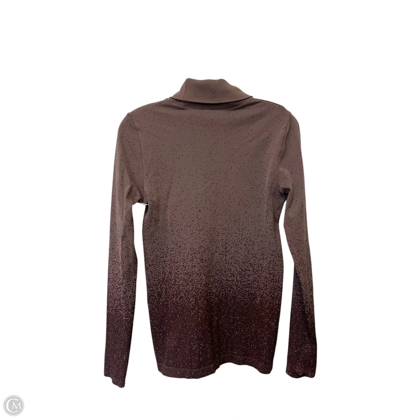 Athletic Top Long Sleeve Collar By Athleta In Purple, Size: S