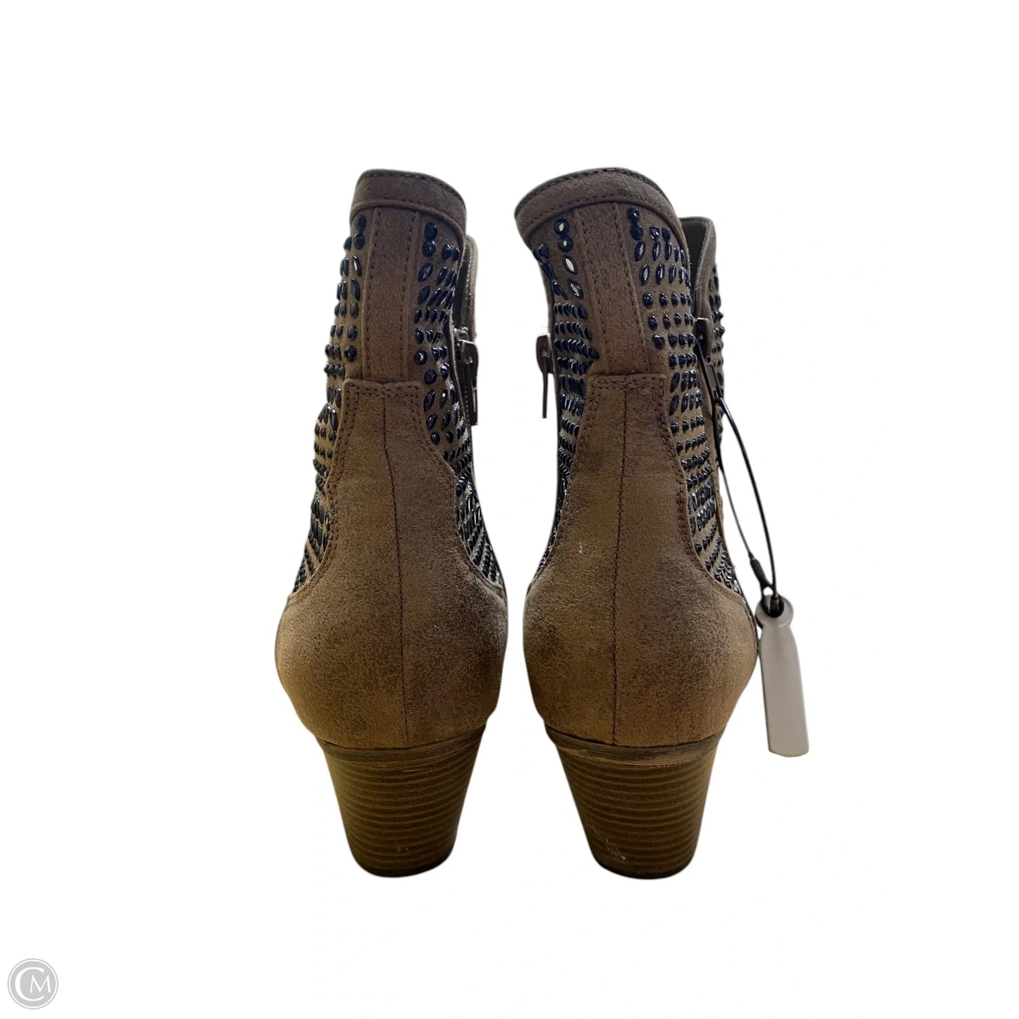 Boots Ankle Heels By Mia In Brown, Size: 8