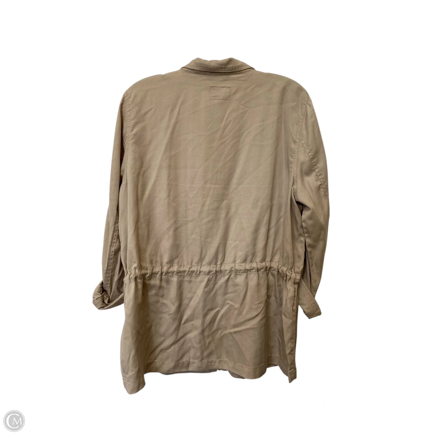 Jacket Shirt By Kut In Tan, Size: L