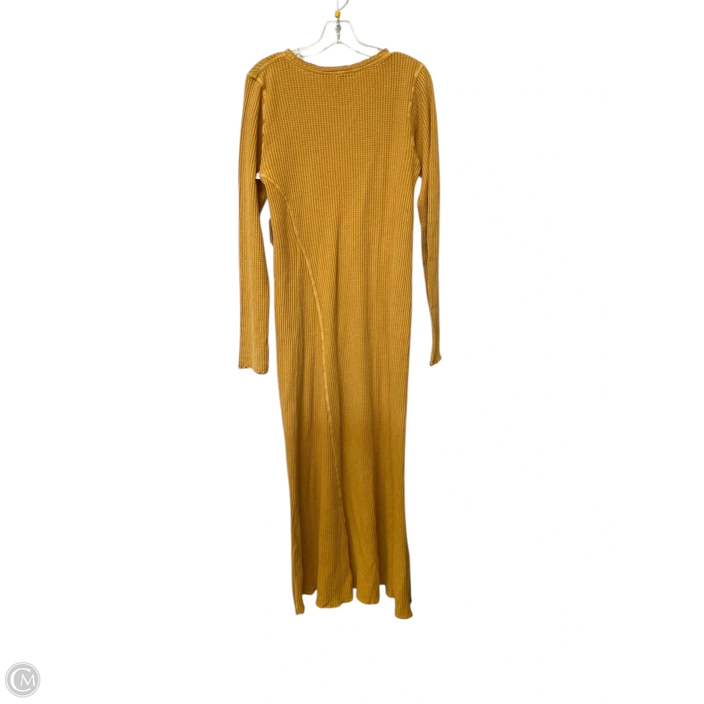 Dress Casual Maxi By Free People In Yellow, Size: L