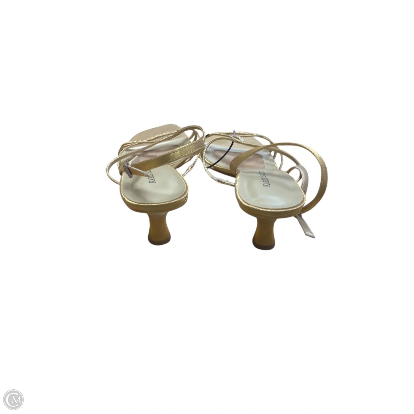 Shoes Heels Kitten By Karen Scott In Gold, Size: 7.5