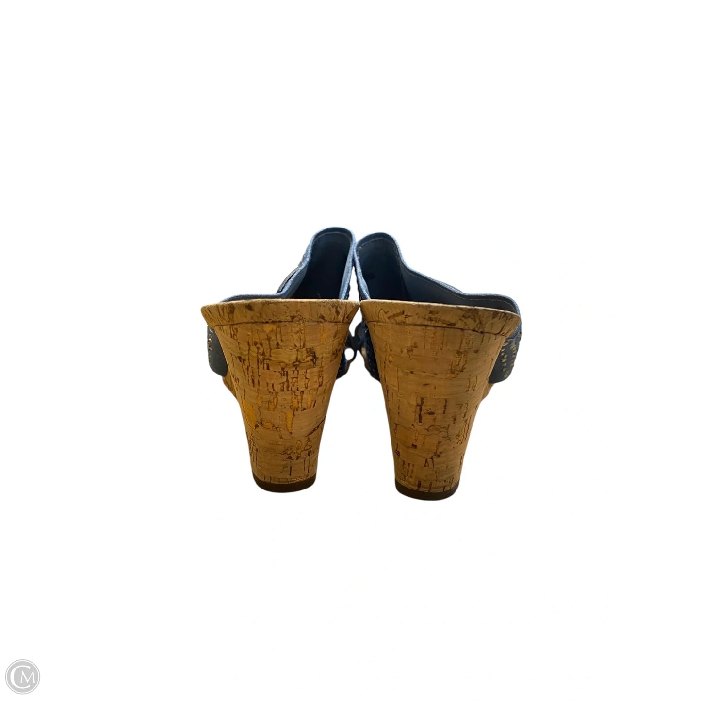 Shoes Heels Wedge By Anne Klein In Blue, Size: 10