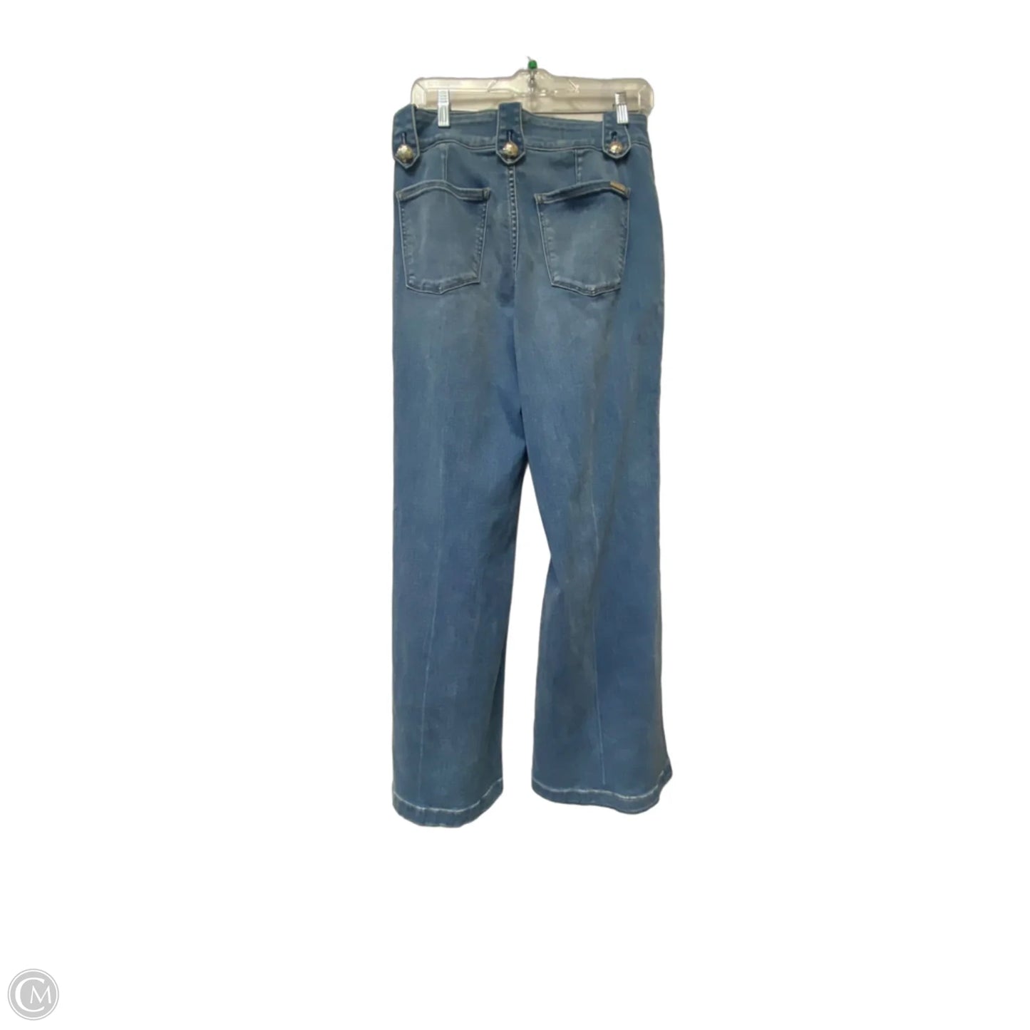 Jeans Wide Leg By White House Black Market In Blue Denim, Size: 8