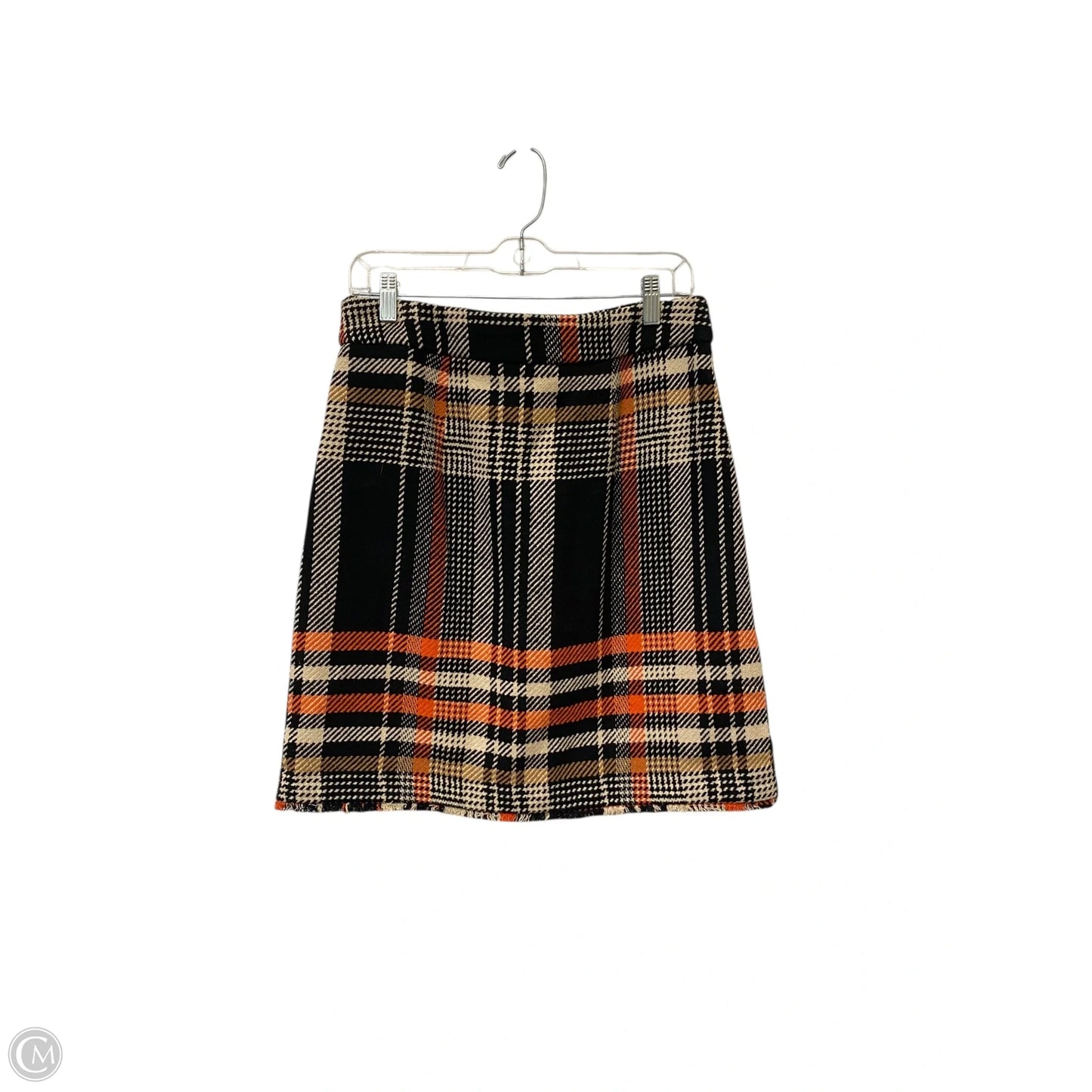 Skirt Mini & Short By Ann Taylor In Plaid Pattern, Size: 8