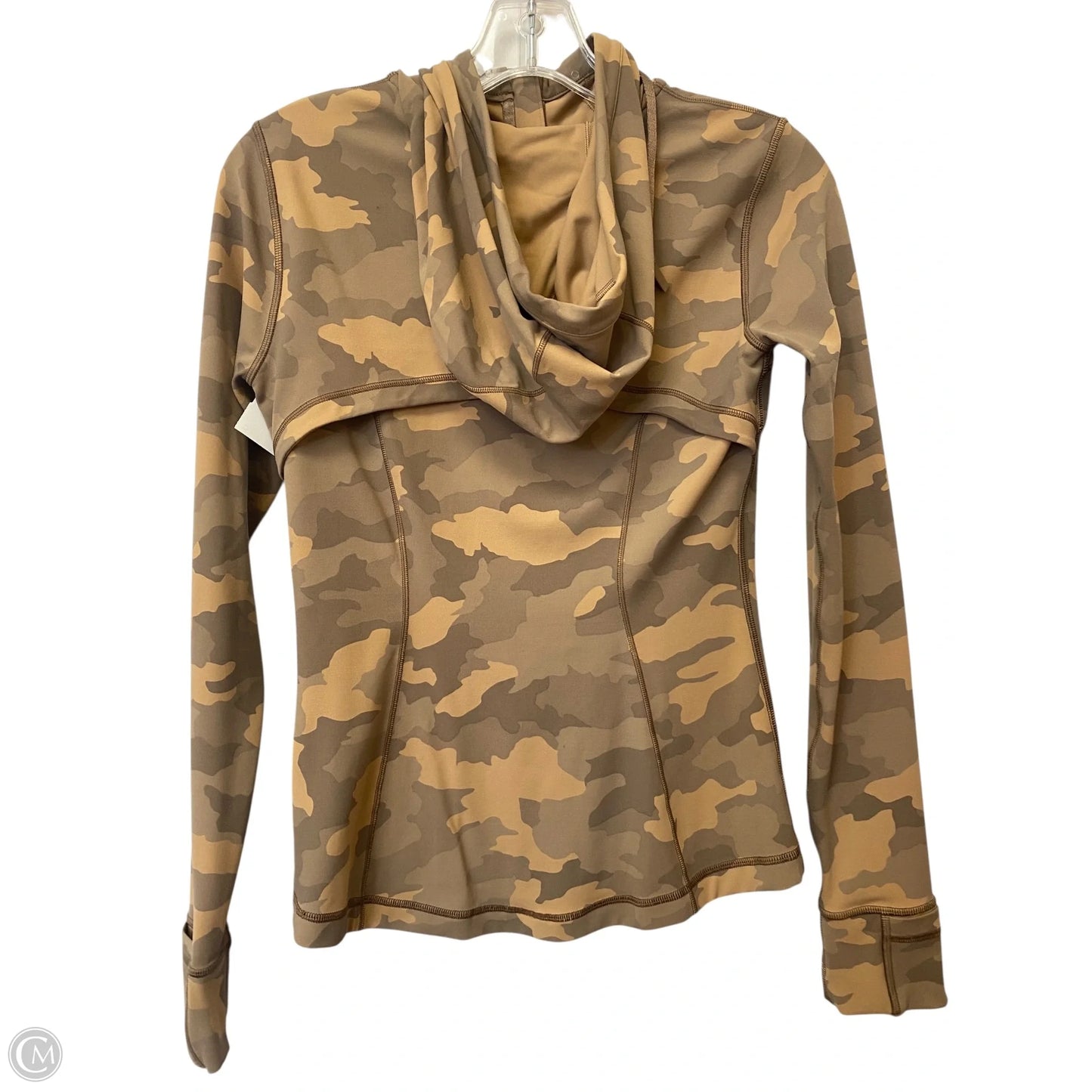 Athletic Jacket By Lululemon In Camouflage Print, Size: 6