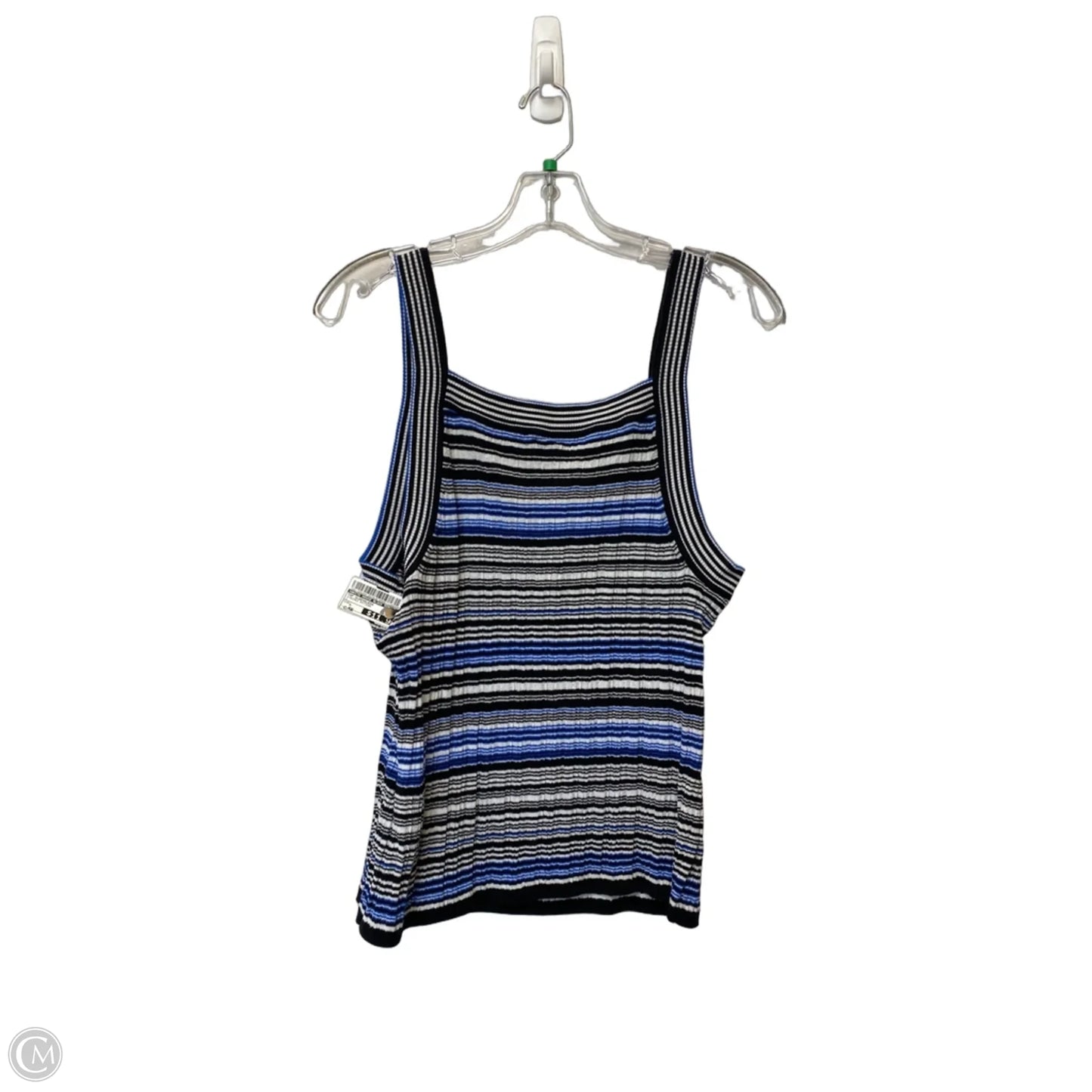 Top Sleeveless By White House Black Market In Striped Pattern, Size: L