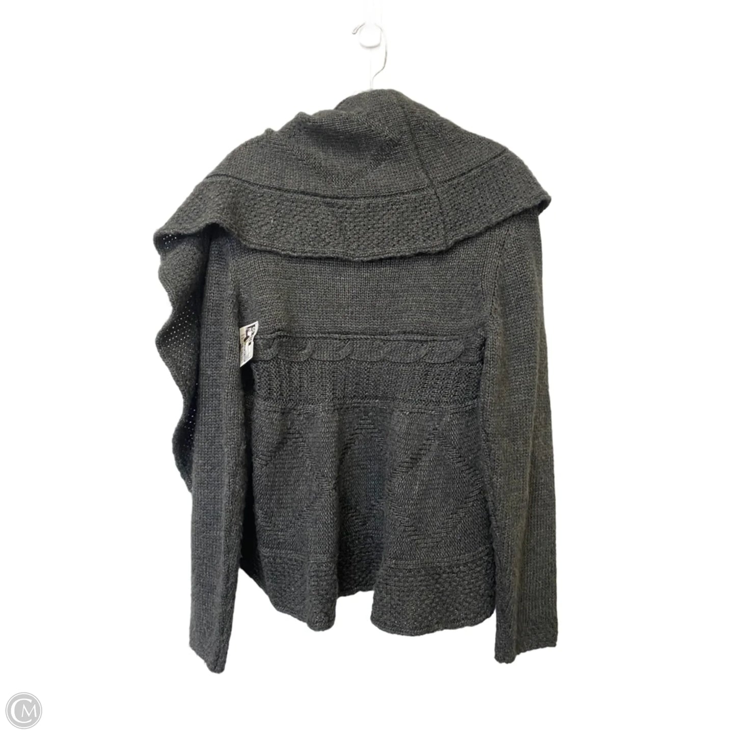 Cardigan By Peck And Peck In Grey, Size: L