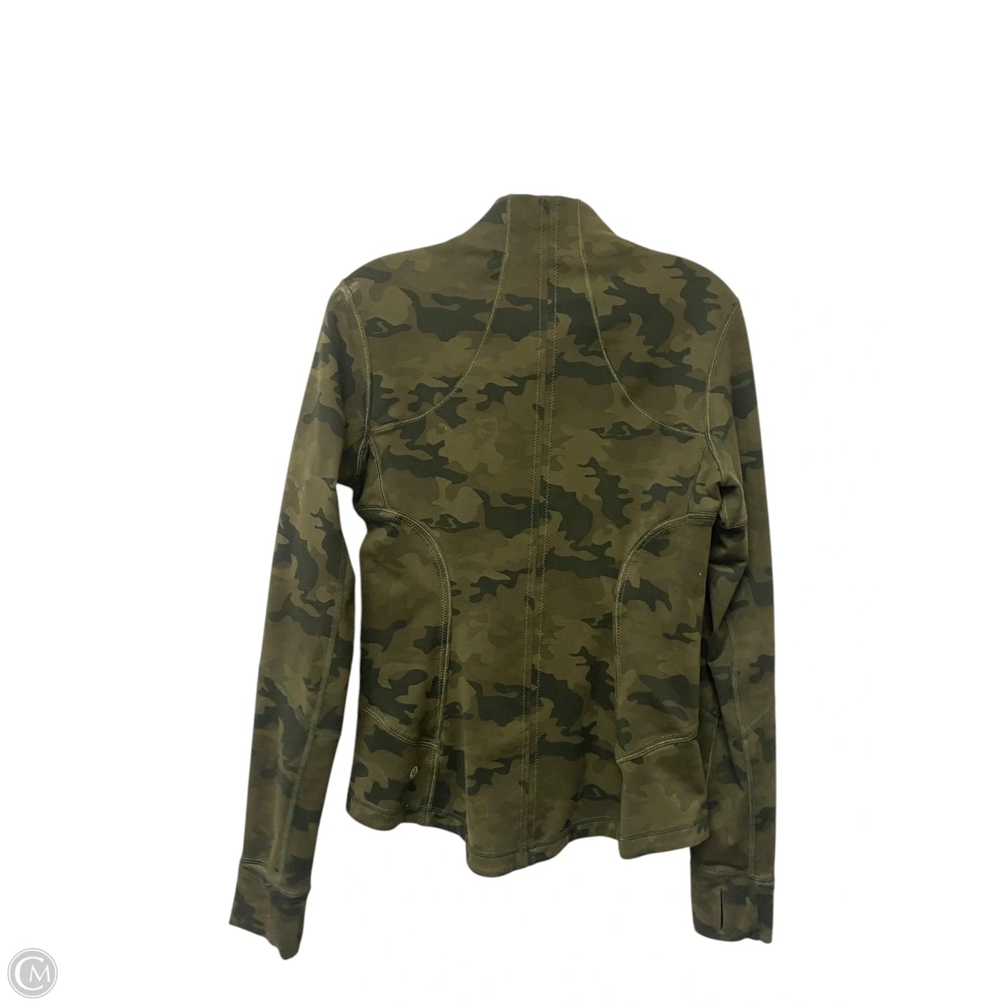 Athletic Jacket By Lululemon In Camouflage Print, Size: S