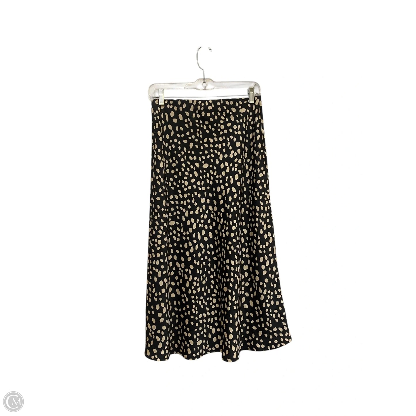 Skirt Maxi By Francesca's In Black & Cream, Size: M