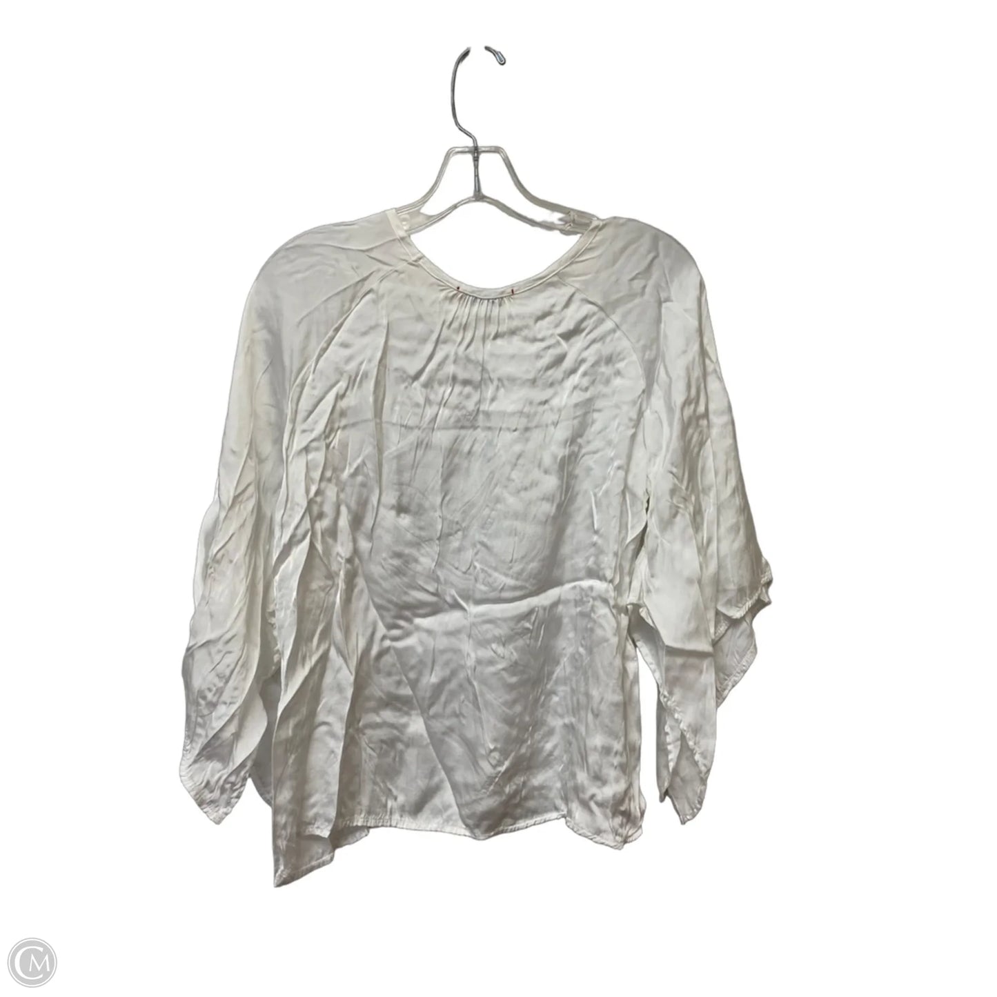Top Short Sleeve By Clothes Mentor In White, Size: S