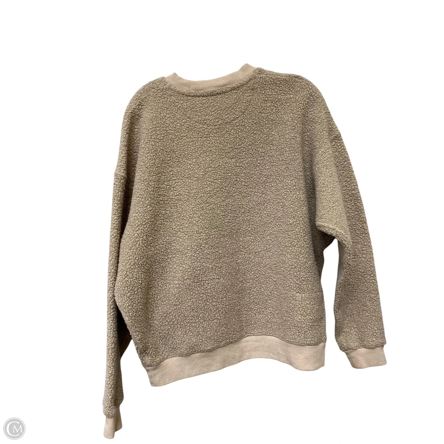 Sweatshirt Crewneck By Outdoor Voices In Cream, Size: M