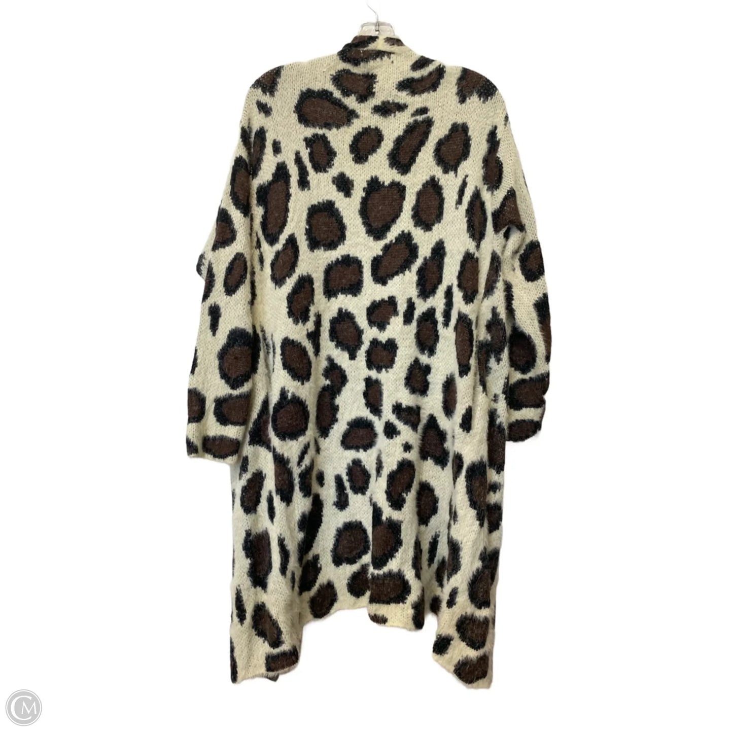 Cardigan By She + Sky In Animal Print, Size: Osfm