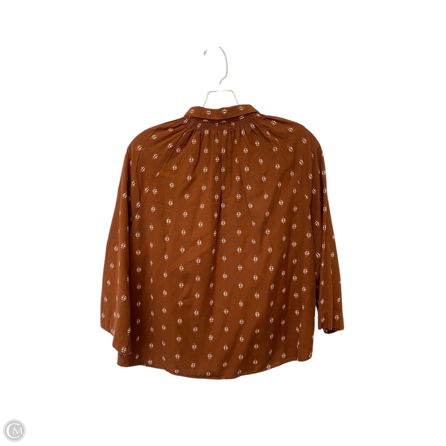 Top Long Sleeve By Madewell In Floral Print, Size: S