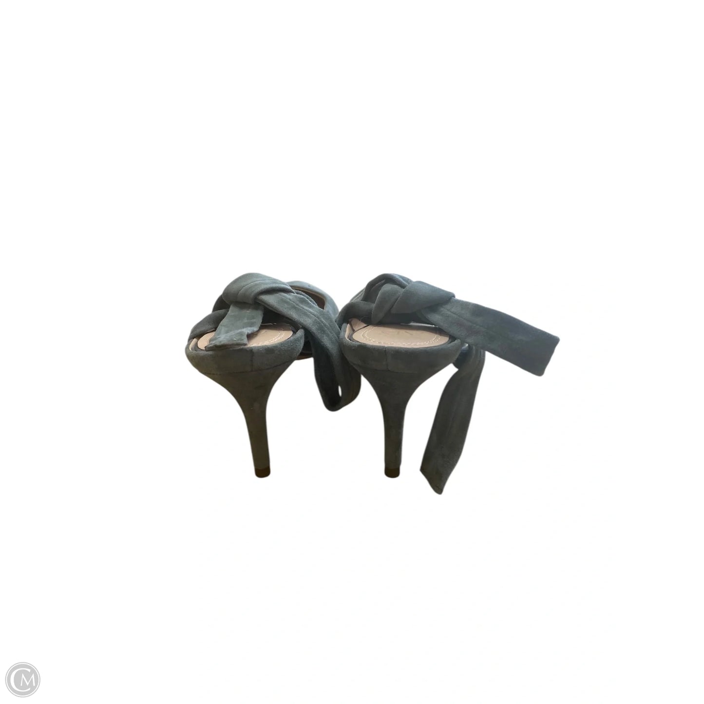 Shoes Heels Kitten By Clothes Mentor In Grey, Size: 8