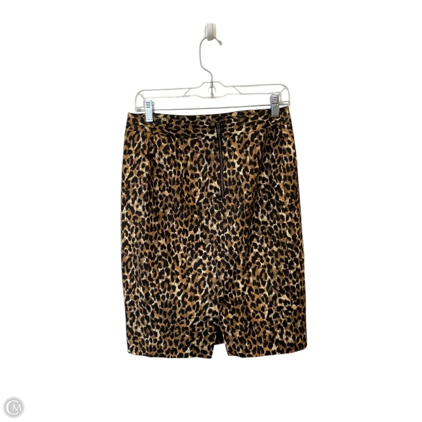 Skirt Midi By Loft In Animal Print, Size: 6
