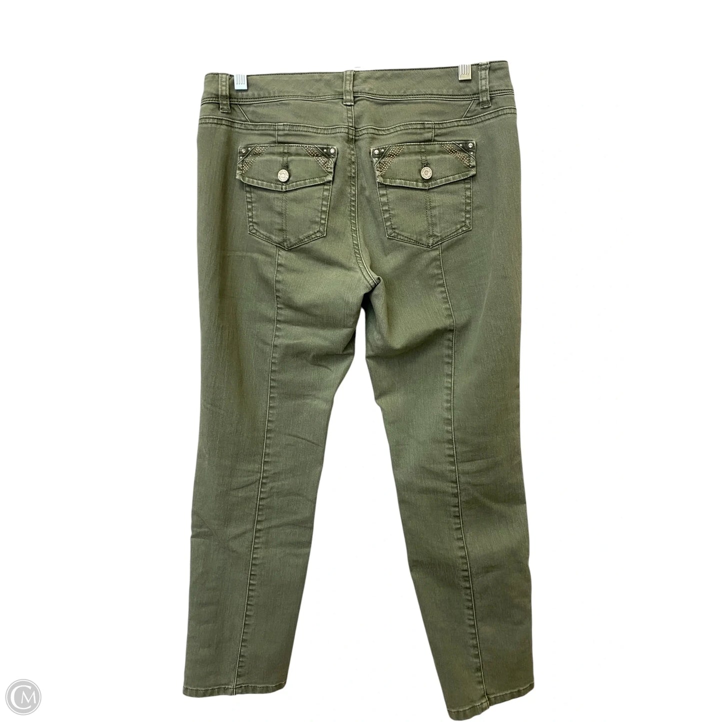 Jeans Straight By White House Black Market In Green, Size: 0