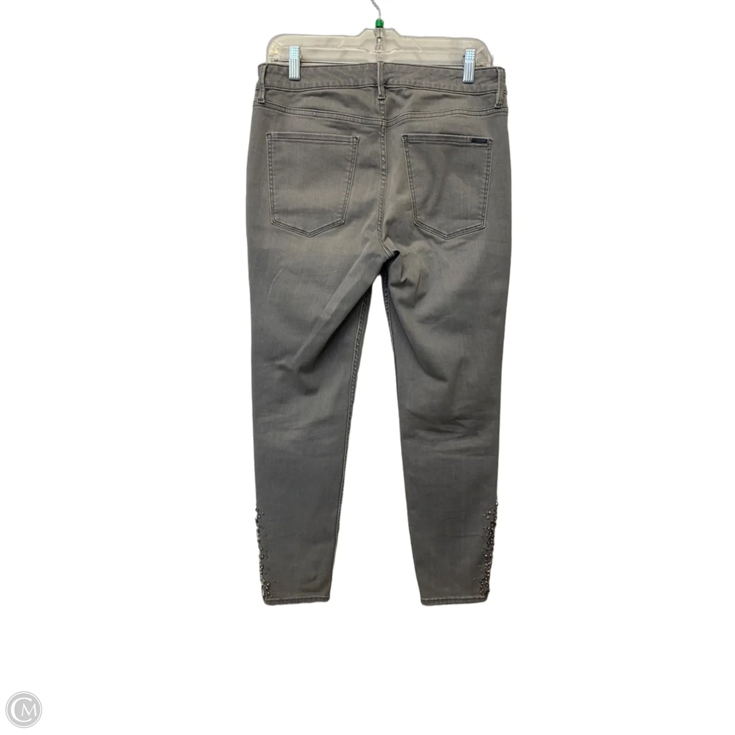 Jeans Straight By White House Black Market In Grey, Size: 10