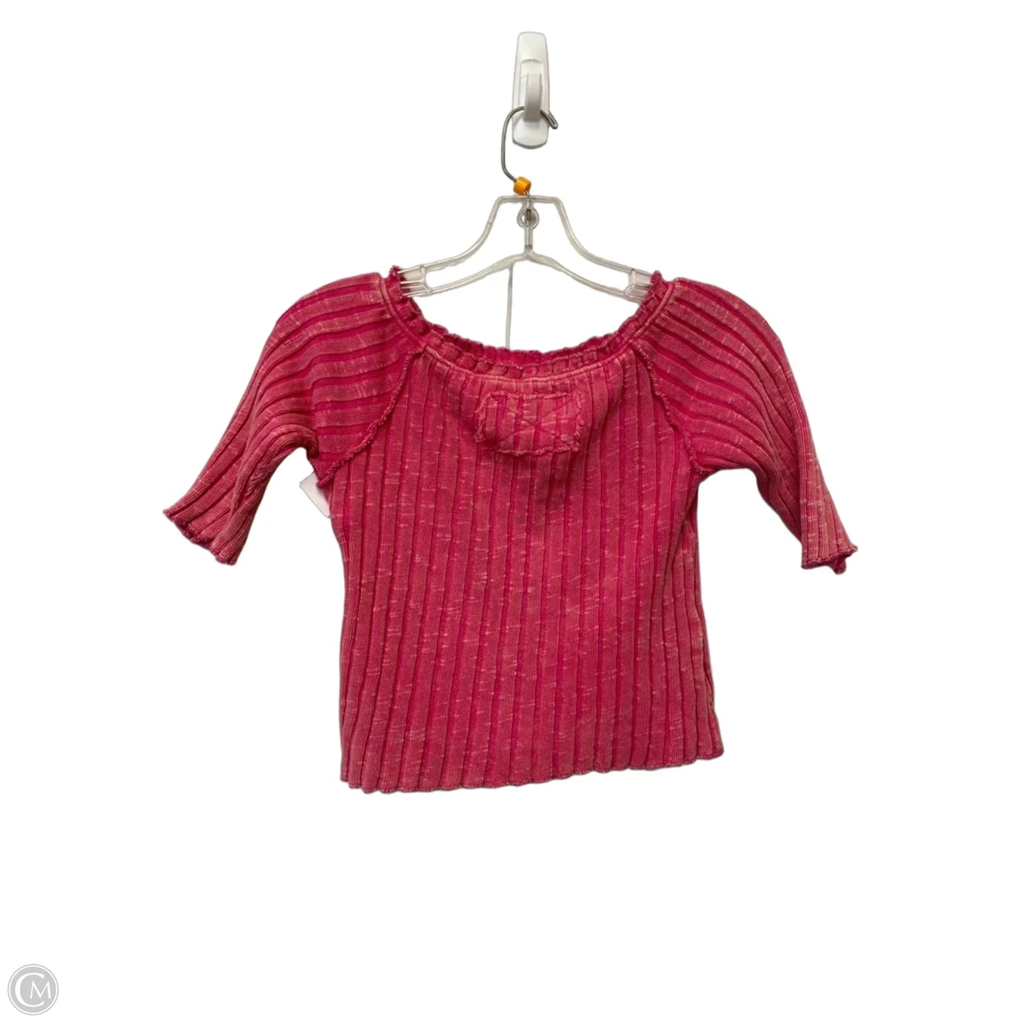 Top Short Sleeve By We The Free In Pink, Size: M