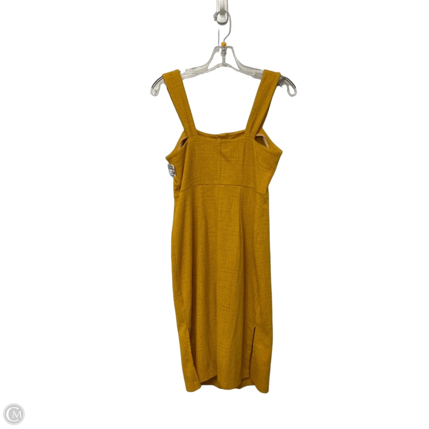 Dress Party Midi By Madewell In Yellow, Size: Xs