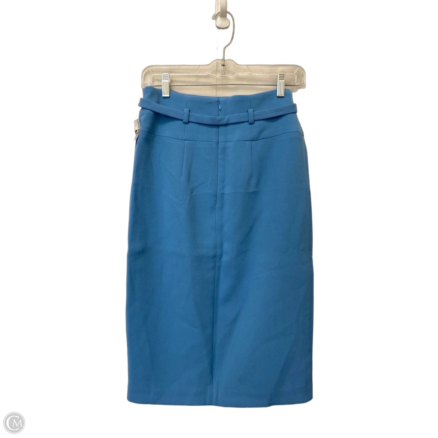 Skirt Midi By Ann Taylor In Blue, Size: 0