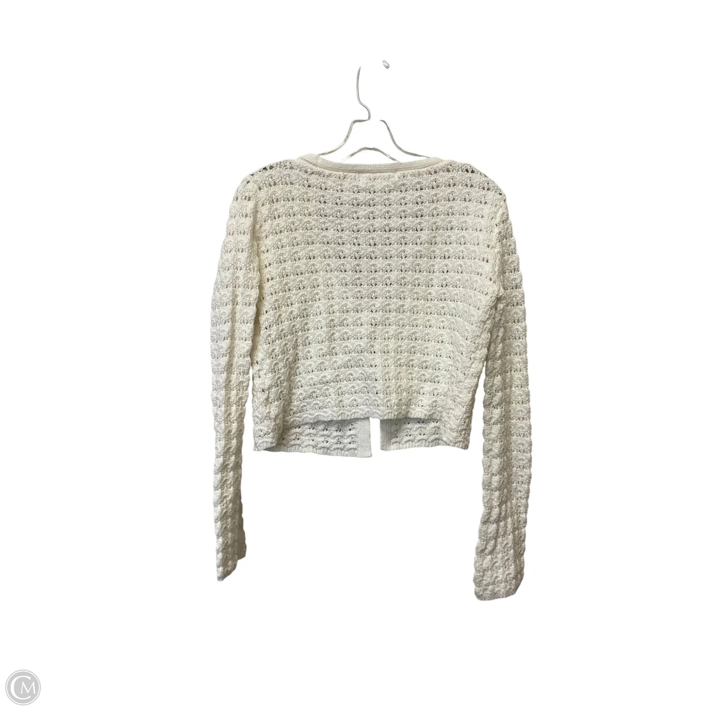 Top Long Sleeve By Carly Jean In White, Size: S