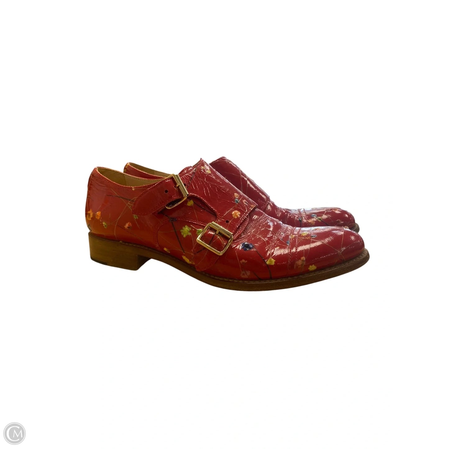 Shoes Heels Block By Cma In Red, Size: 8.5