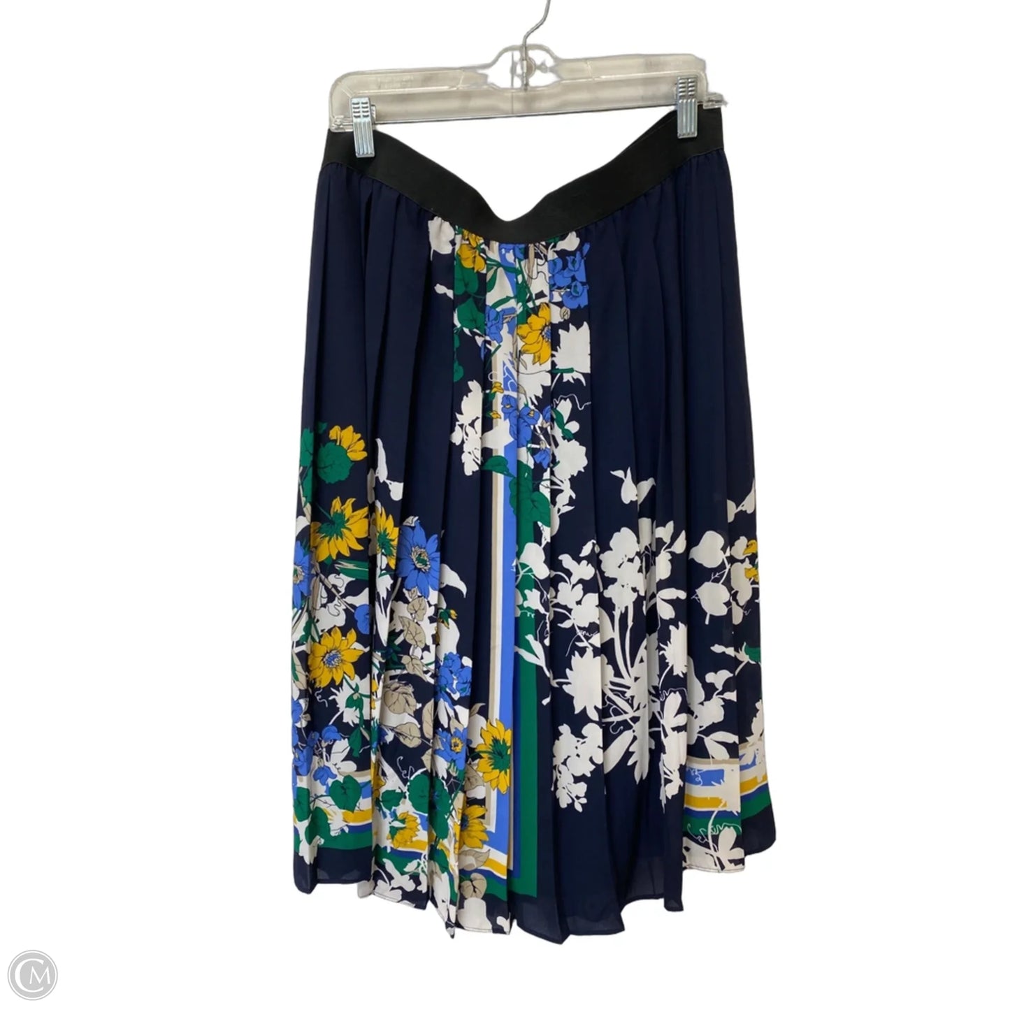 Skirt Midi By Charter Club In Navy, Size: Xl