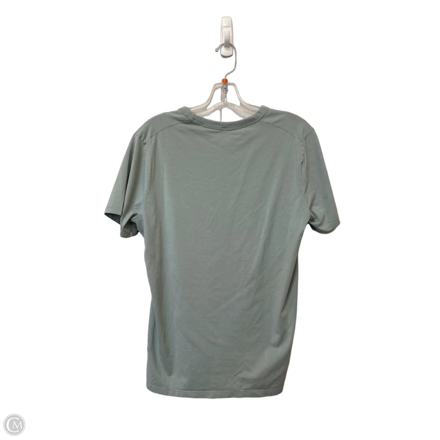 Top Short Sleeve By Lululemon In Blue, Size: M