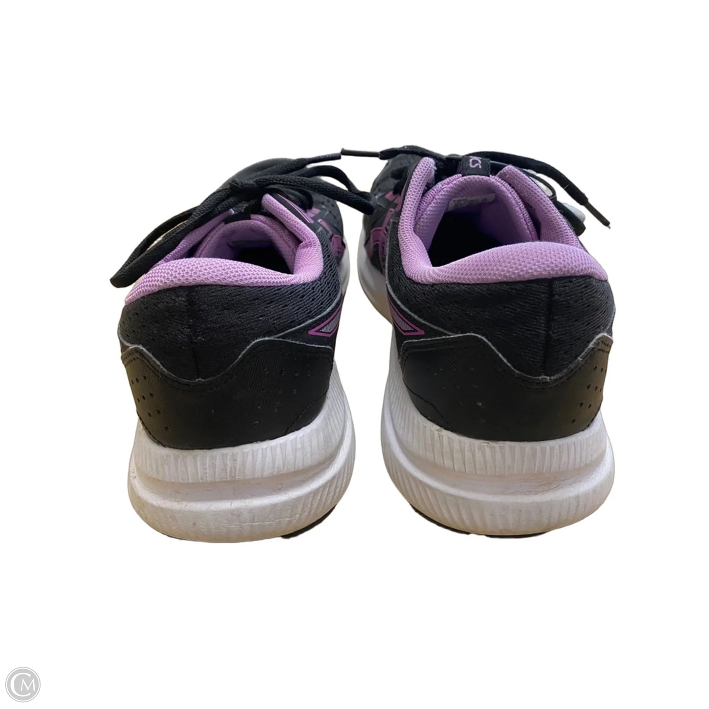 Shoes Athletic By Asics In Black & Purple, Size: 10