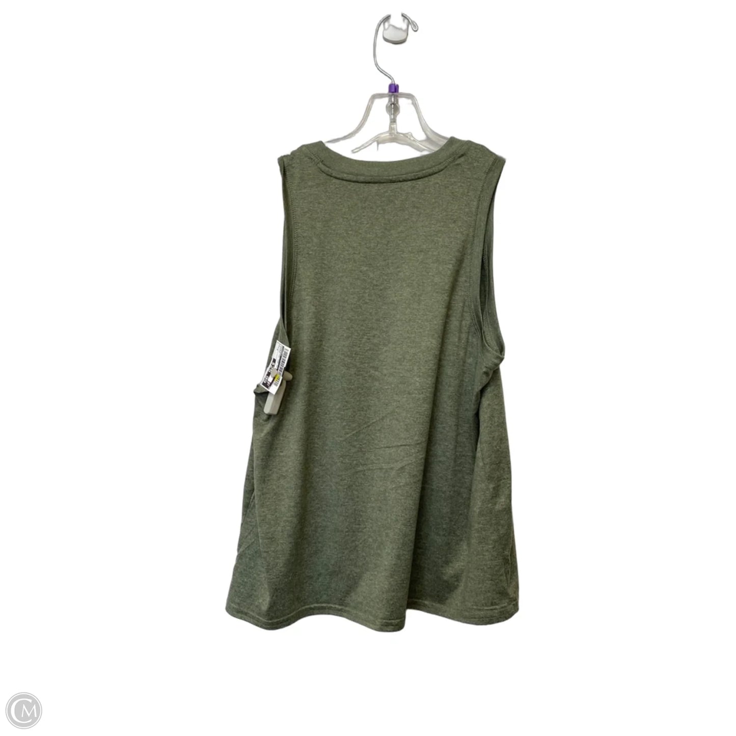 Athletic Top Short Sleeve By Vuori In Green, Size: S