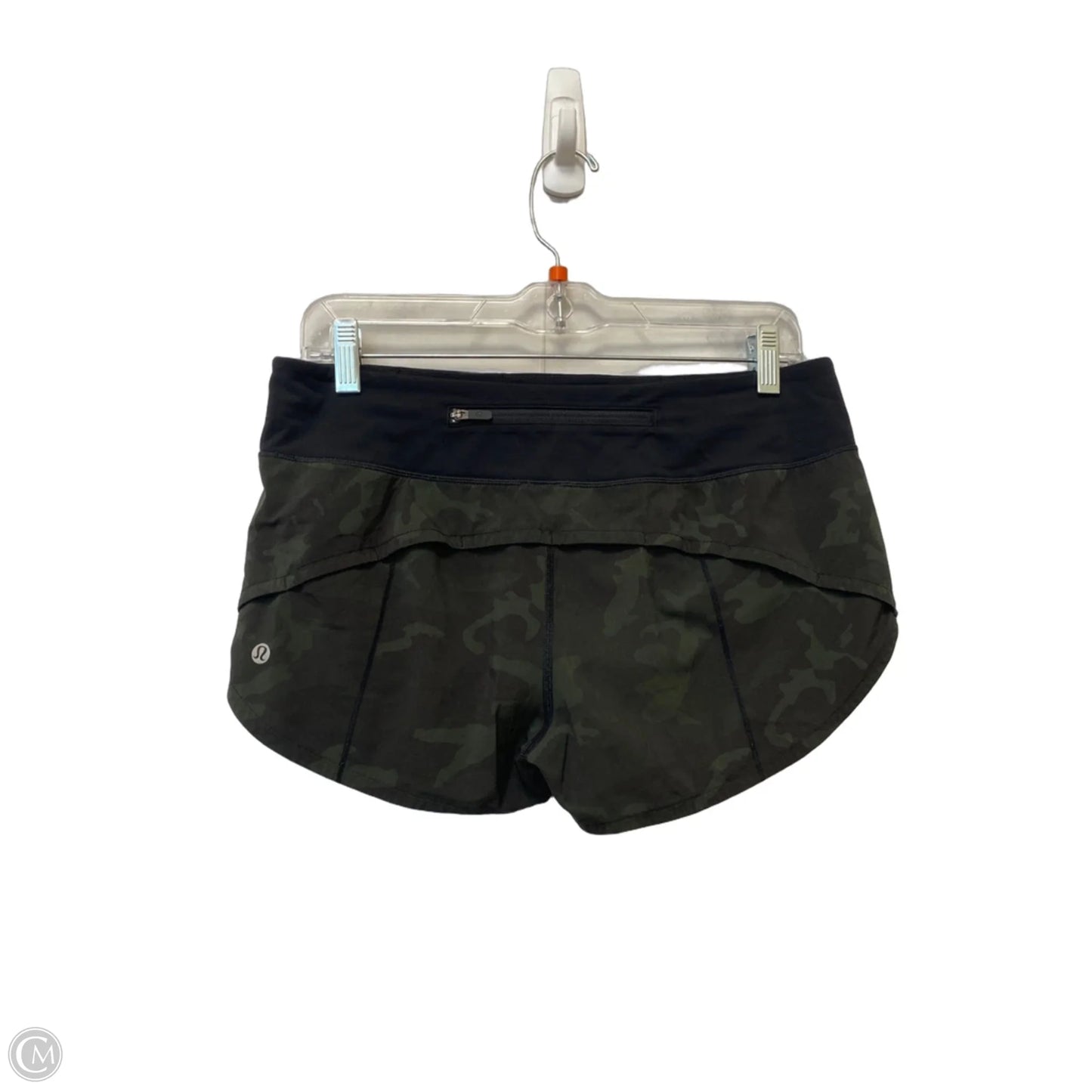 Athletic Shorts By Lululemon In Camouflage Print, Size: S