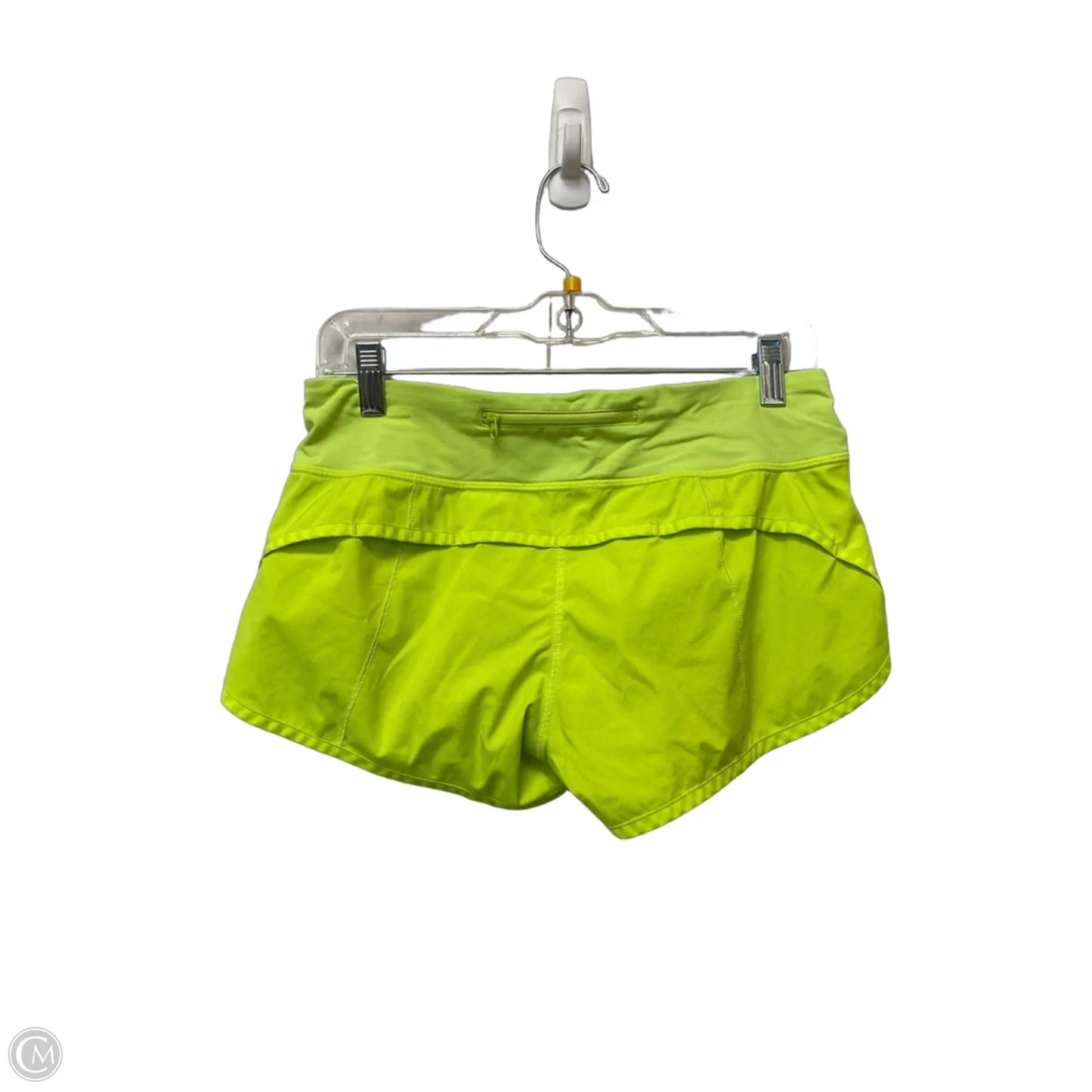Athletic Shorts By Lululemon In Yellow, Size: S