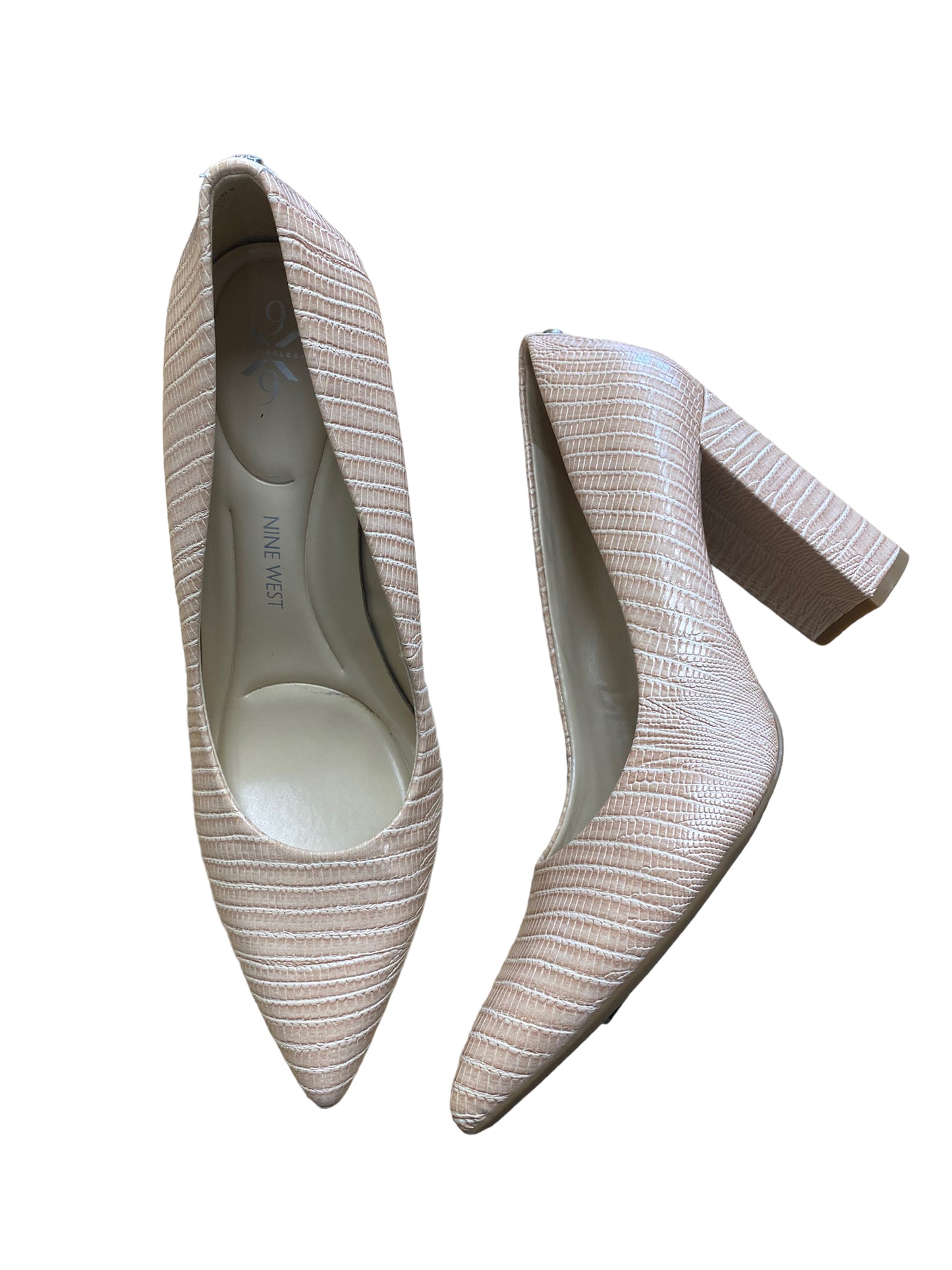 Shoes Heels Block By Nine West Size: 10.5