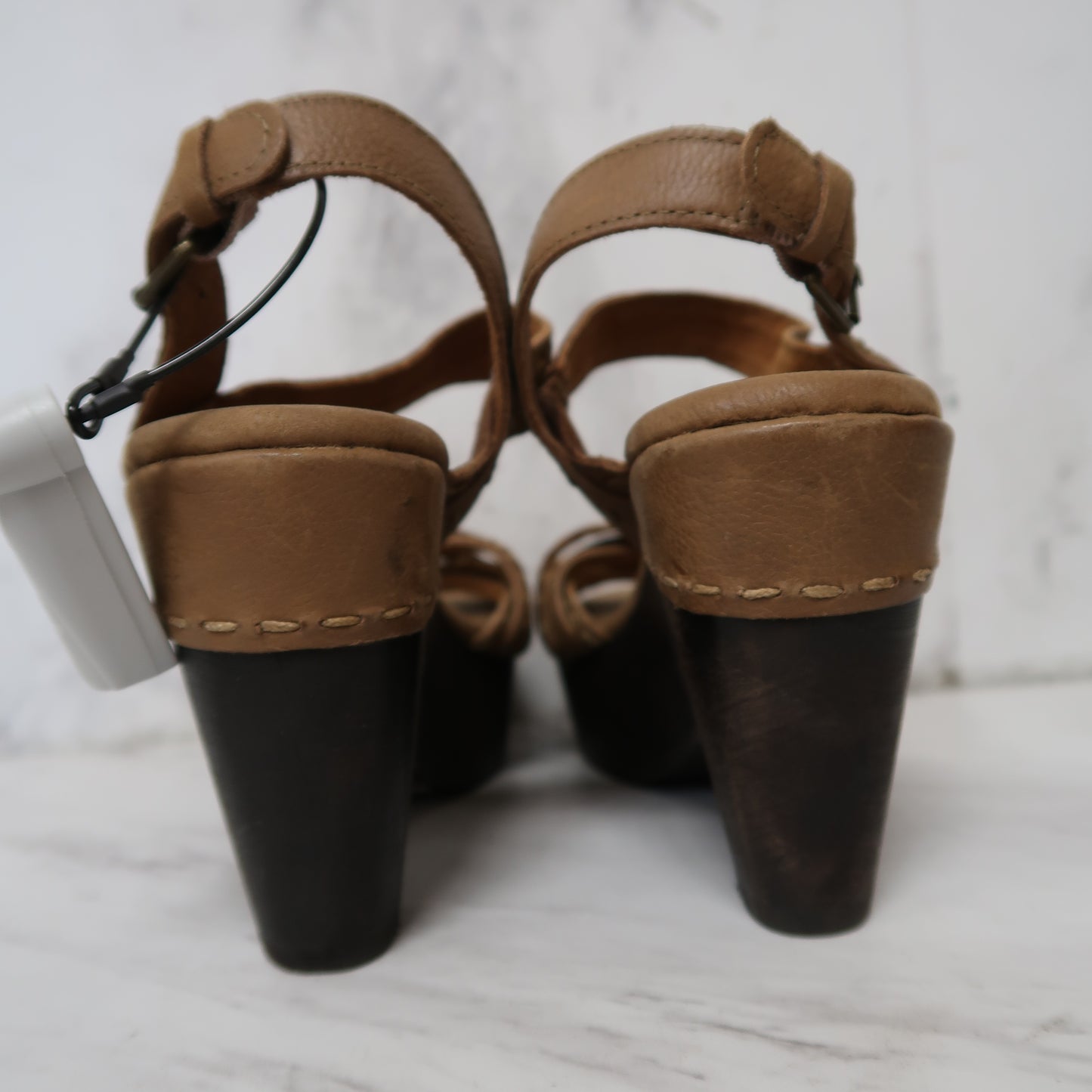 Sandals Heels Block By Naughty Monkey Size: 6