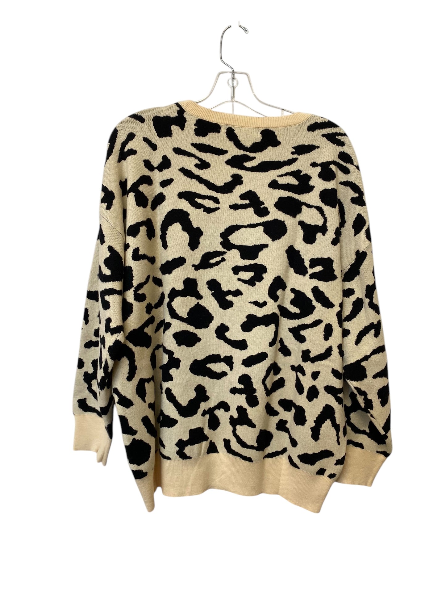 Sweater By Clothes Mentor In Animal Print, Size: 2x