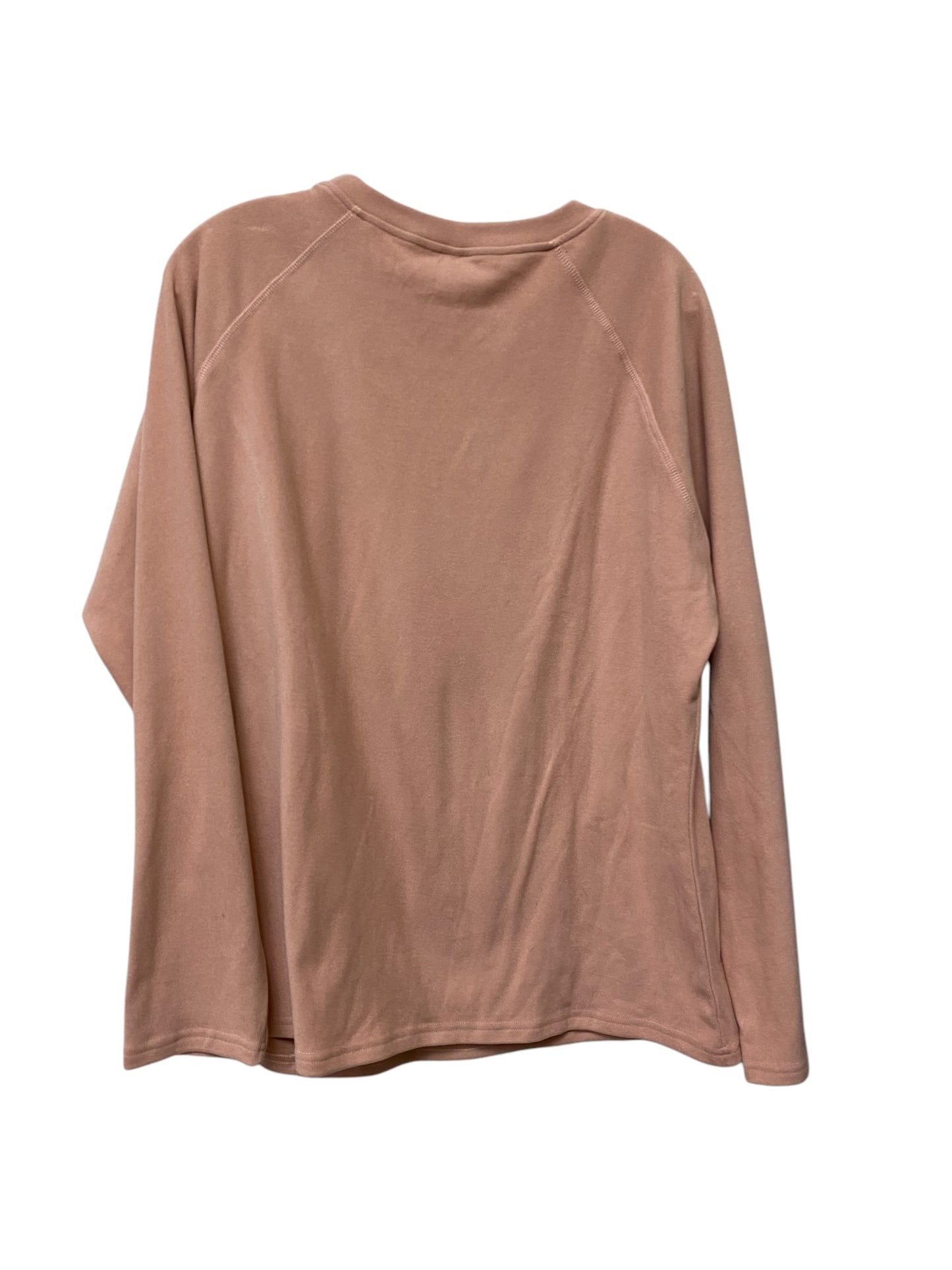 Top Long Sleeve By Clothes Mentor In Pink, Size: 2x