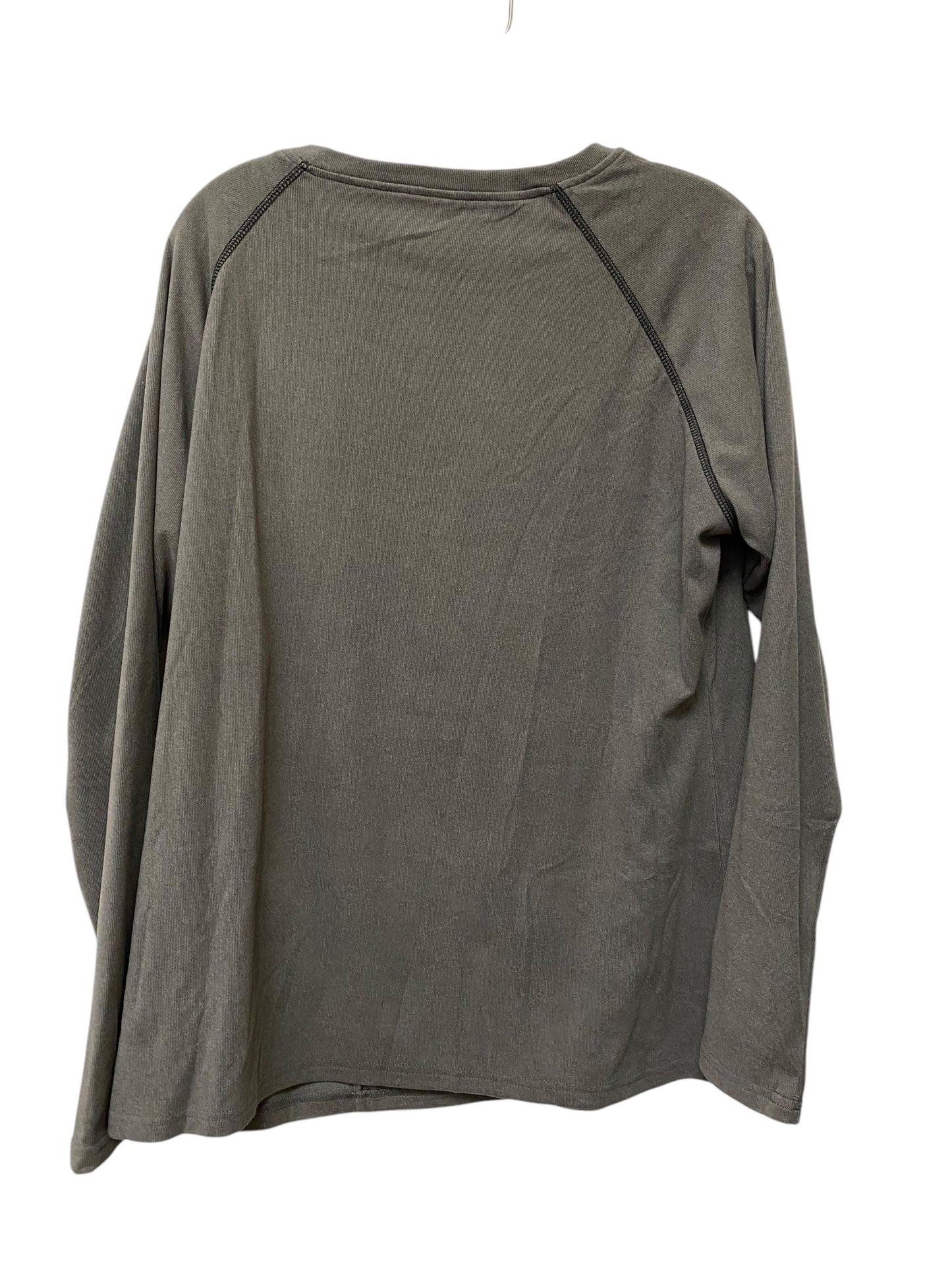 Top Long Sleeve By Clothes Mentor In Grey, Size: 2x