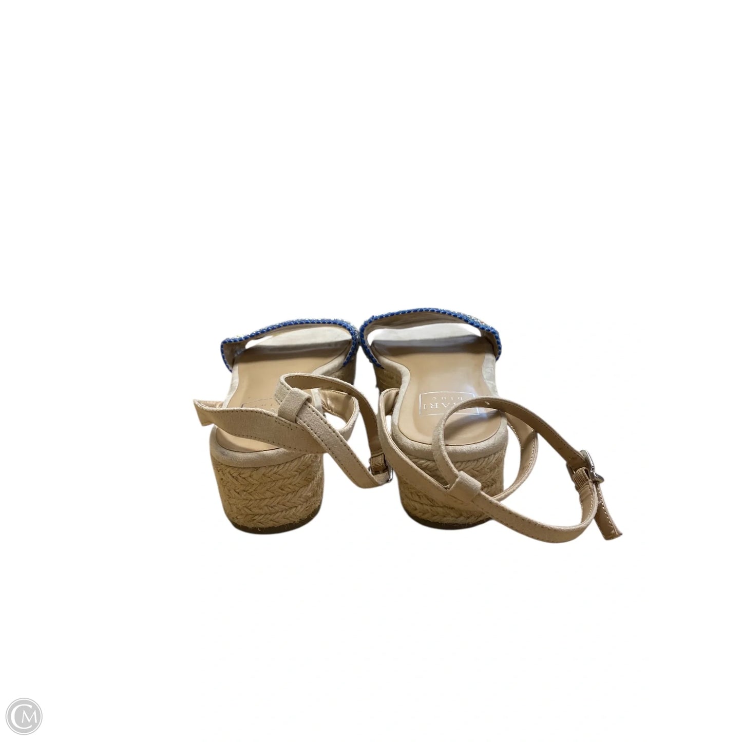 Sandals Flats By Kaari Blue In Blue, Size: 8.5