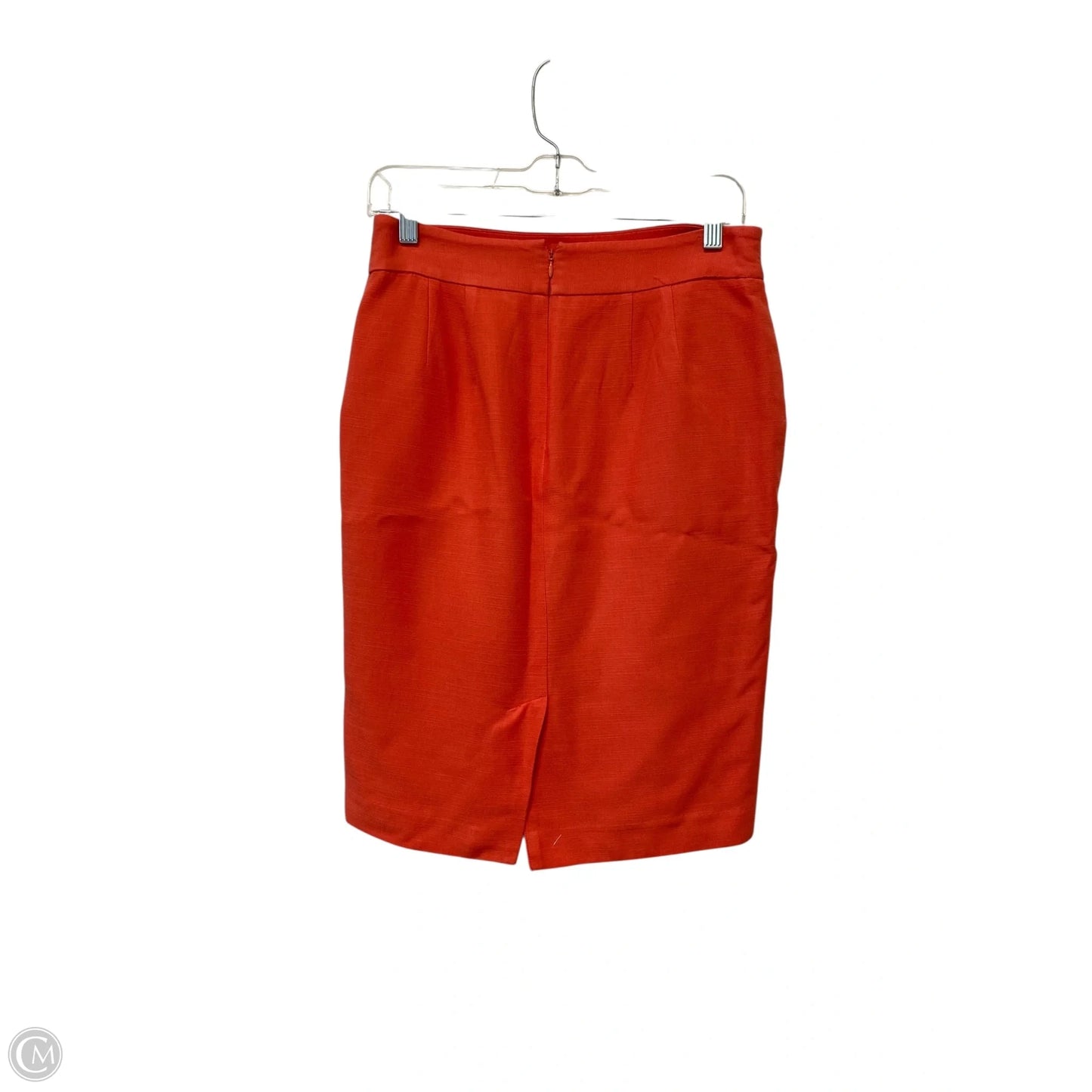 Skirt Midi By Loft In Orange, Size: 6