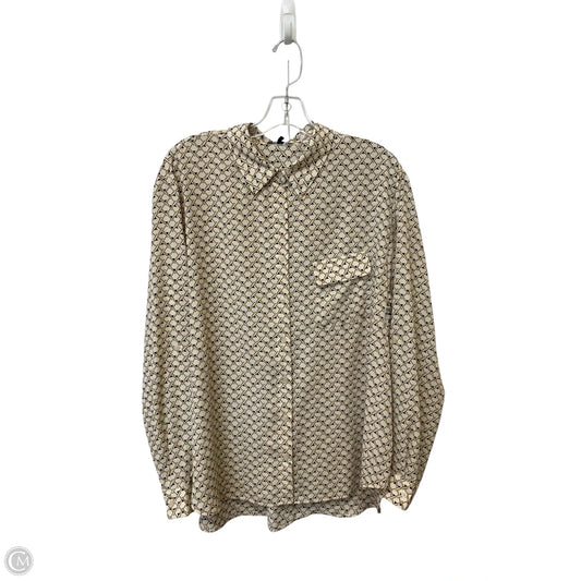 Top Long Sleeve By Pleione In Multi-colored, Size: Xl
