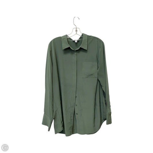 Top Long Sleeve By Nine West In Green, Size: 2x