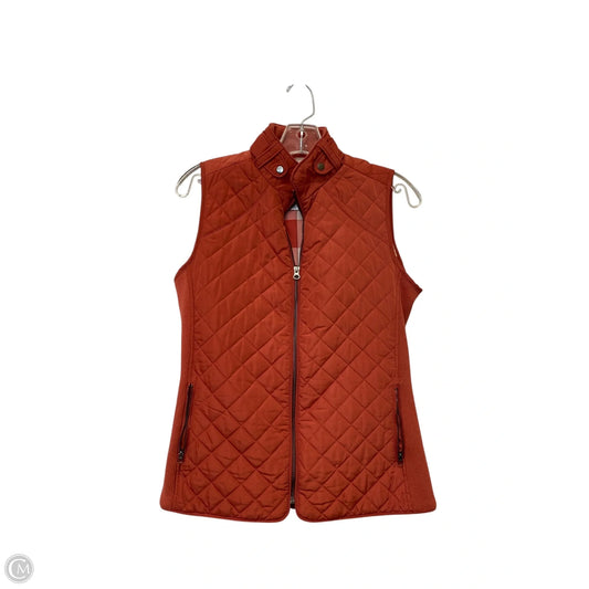 Vest Puffer & Quilted By Market & Spruce In Orange, Size: Xs