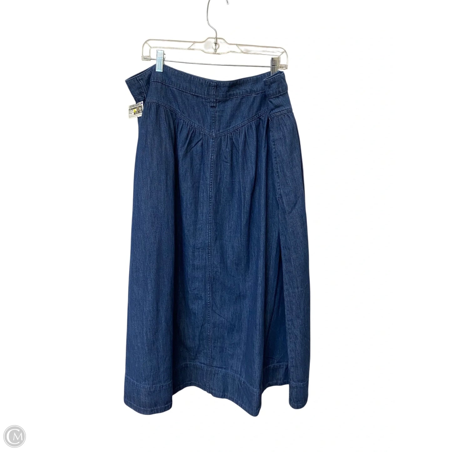 Skirt Maxi By Gap In Blue Denim, Size: 18