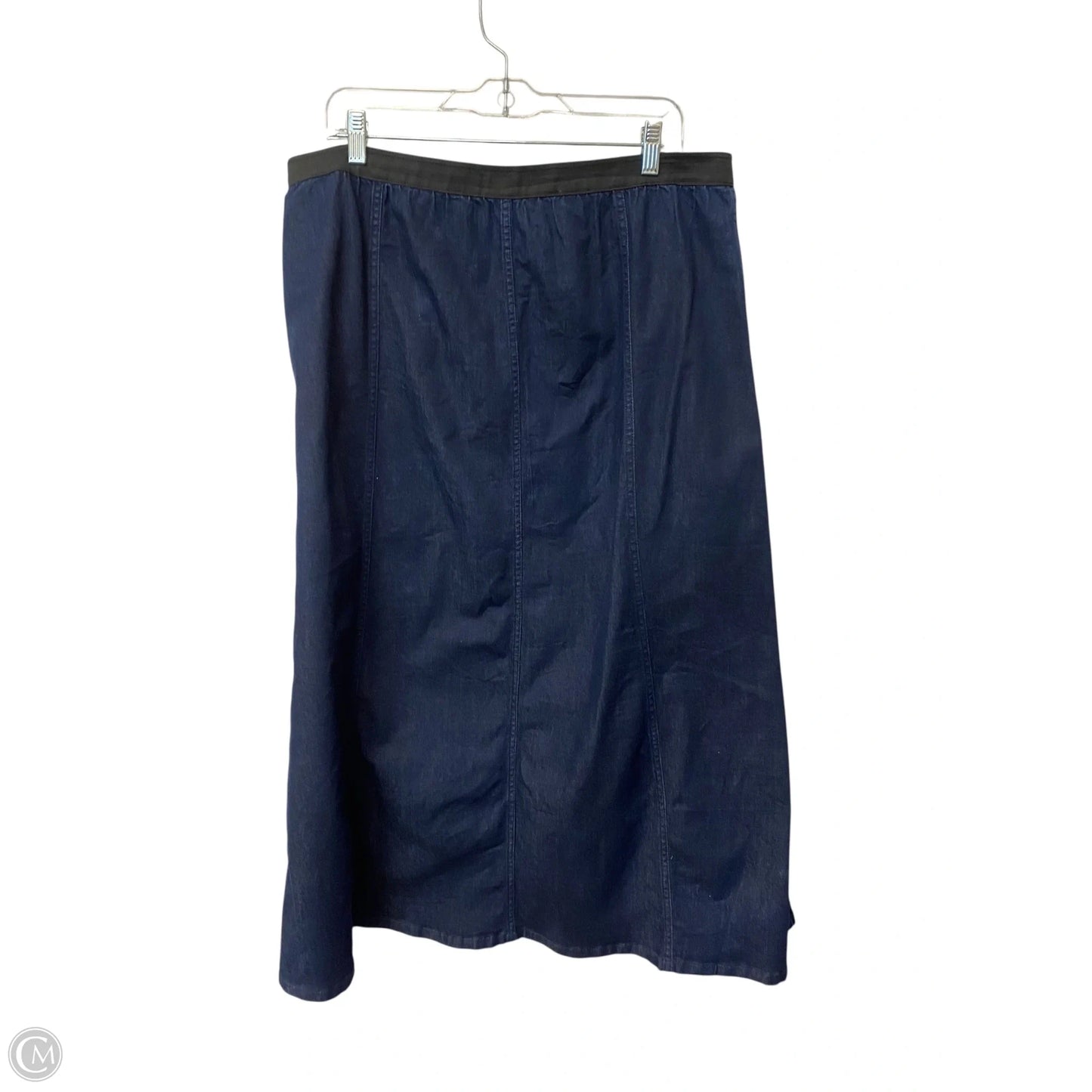 Skirt Maxi By Jessica London In Blue Denim, Size: 20