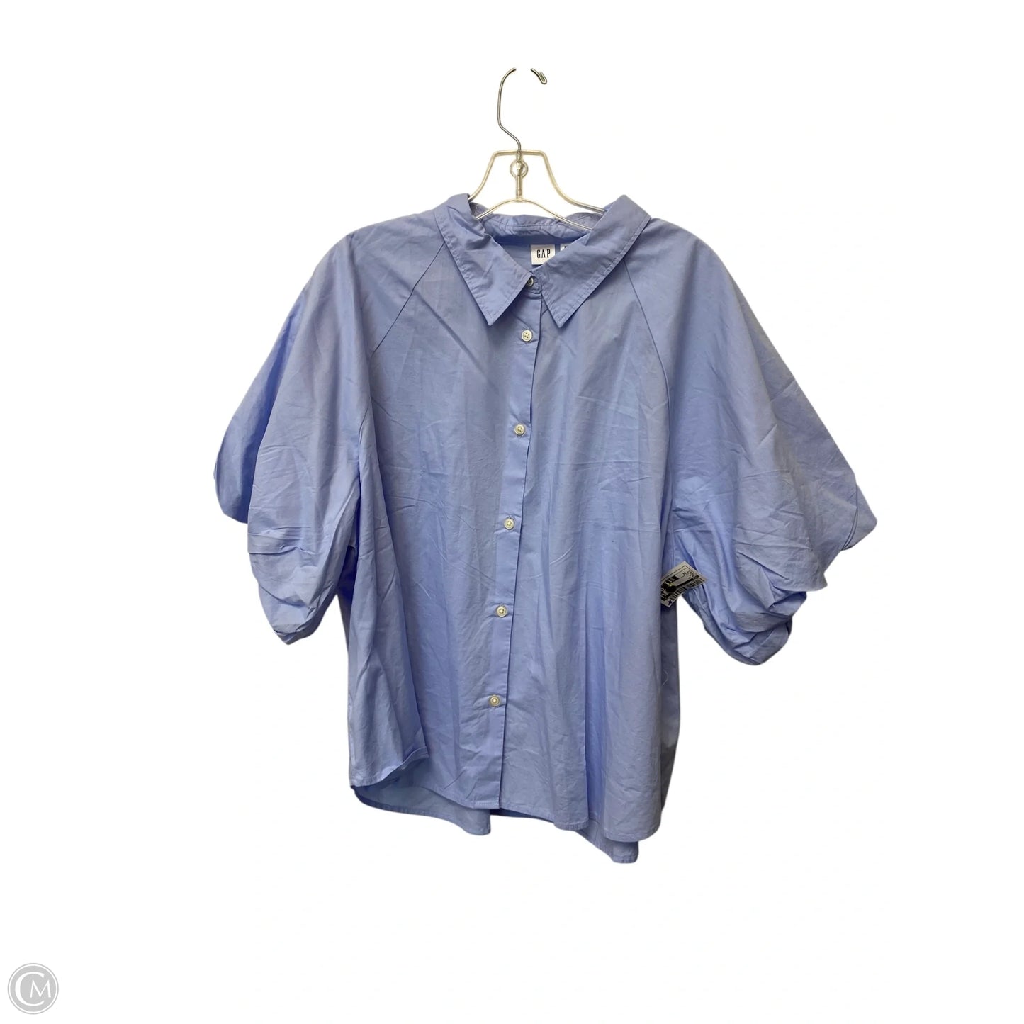 Top Short Sleeve By Gap In Blue, Size: 2x